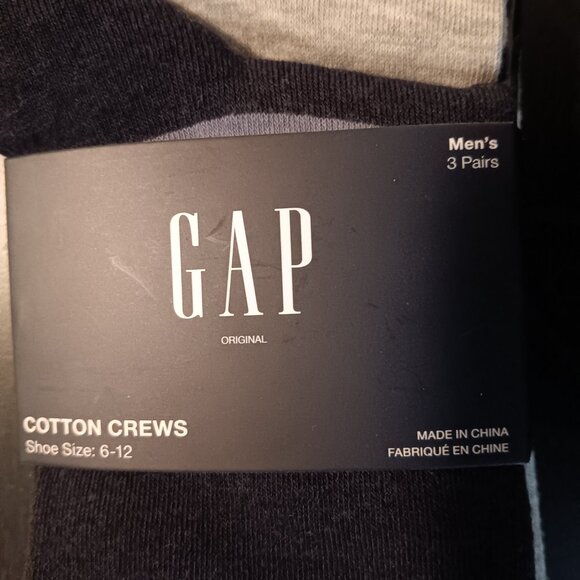 GAP Men's Cotton Crew Socks - Picture 2 of 6